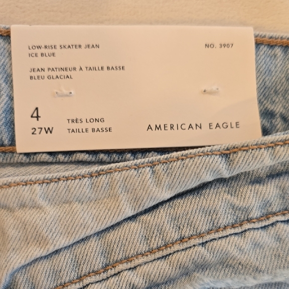NWT American Eagle Outfitters Light Blue Skater Jeans - Picture 6 of 13